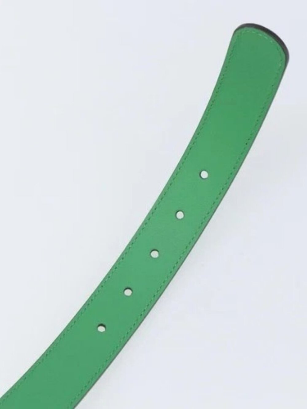 GUCCI Gucci × Adidas Belt Leather 43.3"" Green - Picture 8 of 11